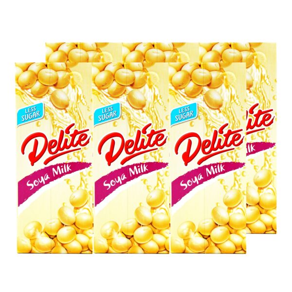 DELITE Less Sugar Soya Milk Drink (6 x 250ml) Amocan